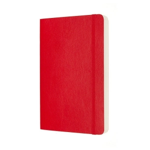 Notes MOLESKINE Classic L (13x21 cm), gładki, miękka oprawa, scarlet red, 400 stron, czerwony-247697