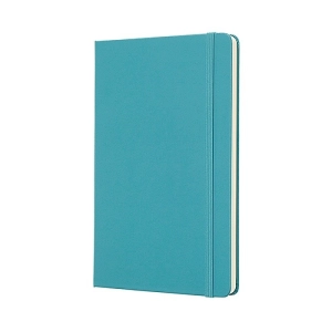 Notes MOLESKINE Classic L (13x21 cm), gładki, twarda oprawa, reef blue, 240 stron, niebieski-247701