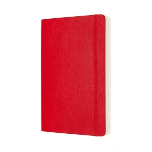 Notes MOLESKINE Classic L (13x21 cm), w linie, miękka oprawa, scarlet red, 400 stron, czerwony-247723