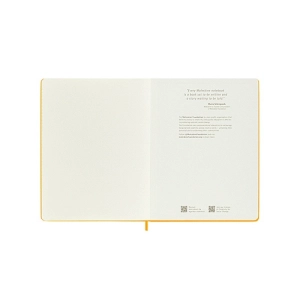 Notes MOLESKINE Classic XL (19x25 cm), linie, twarda, orange yellow, 192 strony, pomarańczowy-247732