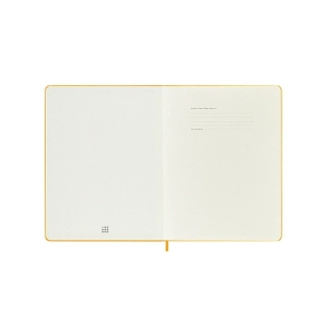 Notes MOLESKINE Classic XL (19x25 cm), linie, twarda, orange yellow, 192 strony, pomarańczowy-247733
