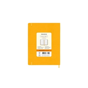 Notes MOLESKINE Classic XL (19x25 cm), linie, twarda, orange yellow, 192 strony, pomarańczowy-247737