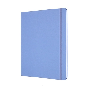Notes MOLESKINE Classic XL (19x25 cm), gładki, twarda oprawa, hydrangea blue, 192 strony, niebieski-247744