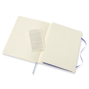 Notes MOLESKINE Classic XL (19x25 cm), gładki, miękka oprawa, hydrangea blue, 192 strony, niebieski-247758