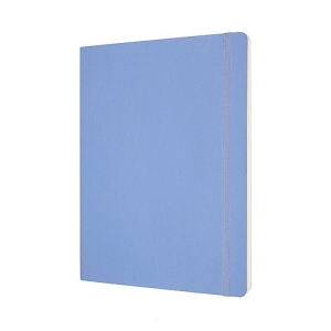 Notes MOLESKINE Classic XL (19x25 cm), gładki, miękka oprawa, hydrangea blue, 192 strony, niebieski-247761