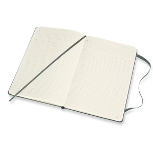 Notes MOLESKINE Professional L (13x21 cm), twarda oprawa, forest green, 240 stron, zielony-247779