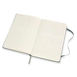 Notes MOLESKINE Professional L (13x21 cm), twarda oprawa, forest green, 240 stron, zielony-247780
