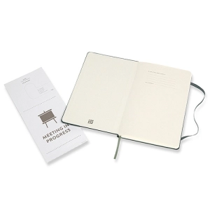 Notes MOLESKINE Professional L (13x21 cm), twarda oprawa, forest green, 240 stron, zielony-247781
