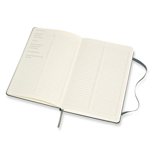 Notes MOLESKINE Professional L (13x21 cm), twarda oprawa, forest green, 240 stron, zielony-247784