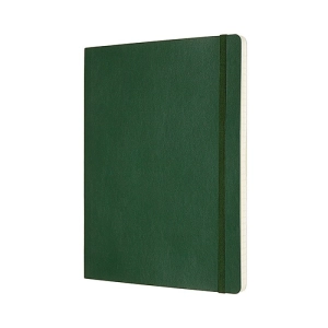 Notes MOLESKINE Classic XL (19x25cm), w linie, miękka oprawa, myrtle green, 192 strony, zielony-247900