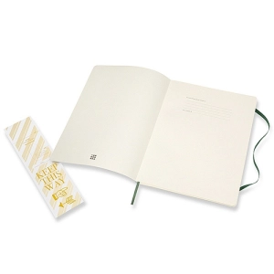 Notes MOLESKINE Classic XL (19x25cm), w linie, miękka oprawa, myrtle green, 192 strony, zielony-247901