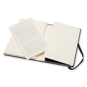 Album MOLESKINE Japoński P (9x14cm), harmonijkowy ciąg kartek, twarda oprawa, 60 str., czarny-247907