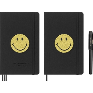 Zestaw MOLESKINE, notatnik + długopis + planner Positivity Smiley-247970
