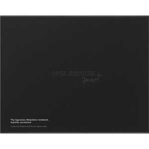 Zestaw MOLESKINE, notes L w linie + długopis, Smart Writing Set3, czarny-247985