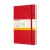 Notes MOLESKINE Classic L (13x21 cm), w linie, twarda oprawa, scarlet red, 400 stron, czerwony