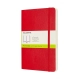 Notes MOLESKINE Classic L (13x21 cm), gładki, miękka oprawa, scarlet red, 400 stron, czerwony