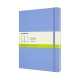 Notes MOLESKINE Classic XL (19x25 cm), gładki, twarda oprawa, hydrangea blue, 192 strony, niebieski