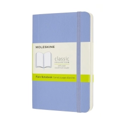 Notes MOLESKINE Classic P (9x14cm), gładki, miękka oprawa, 192 strony, hydrangea blue