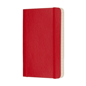 Notes MOLESKINE Classic P (9x14cm), w linie, miękka oprawa, 192 strony, czerwony-248050