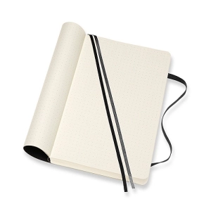 Notes MOLESKINE Classic L (13x21cm), w kropki, miękka oprawa, 400 stron, czarny-248061
