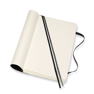 Notes MOLESKINE Classic L (13x21cm), gładki, miękka oprawa, 400 stron, czarny-248069