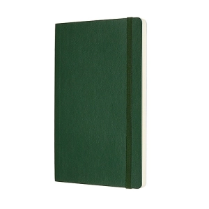 Notes MOLESKINE L (13x21cm), gładki, miękka oprawa, myrtle green, 192 strony, zielony-248072