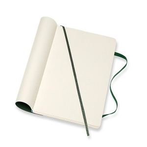 Notes MOLESKINE L (13x21cm), gładki, miękka oprawa, myrtle green, 192 strony, zielony-248075