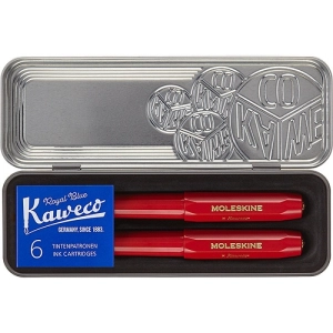 Zestaw prezentowy KAWECO X MOLESKINE - czerwony