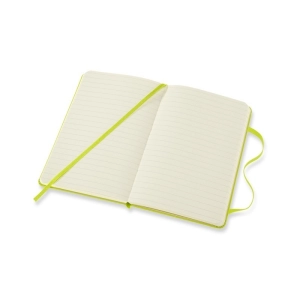 Notes MOLESKINE Classic P (9x14cm), w linie, twarda oprawa, 192 strony, lemon green-248169