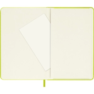 Notes MOLESKINE Classic P (9x14cm), w linie, twarda oprawa, 192 strony, lemon green-248171