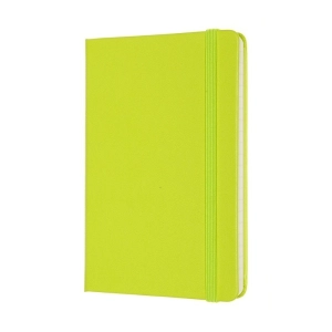 Notes MOLESKINE Classic P (9x14cm), w linie, twarda oprawa, 192 strony, lemon green-248172