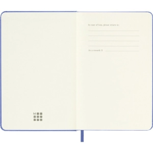 Notes MOLESKINE Classic P (9x14cm), w linie, twarda oprawa, 192 strony, hydrangea blue-248206