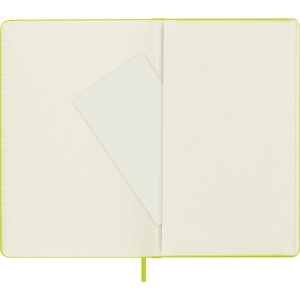 Notes MOLESKINE Classic L (13x21cm), w linie, twarda oprawa, 240 stron, lemon green-248217