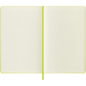 Notes MOLESKINE Classic L (13x21cm), w linie, twarda oprawa, 240 stron, lemon green-248220