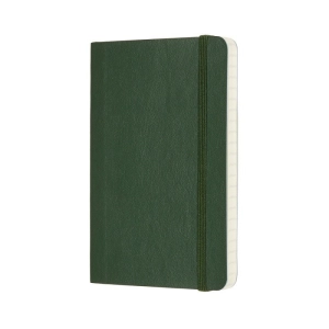 Notes MOLESKINE P (9x14cm), w linie, miękka oprawa, 192 strony, myrtle green-248238