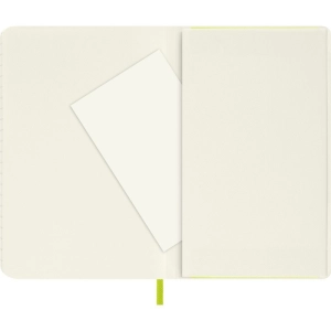 Notes MOLESKINE Classic P (9x14cm), w linie, miękka oprawa, 192 strony, lemon green-248259