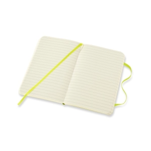 Notes MOLESKINE Classic P (9x14cm), w linie, miękka oprawa, 192 strony, lemon green-248263