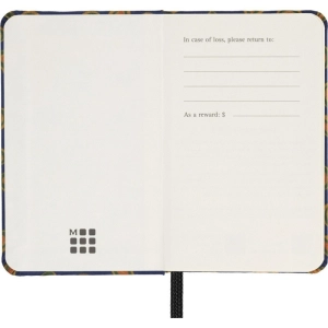 Notes MOLESKINE Pro Jedwab XS, gładki, edycja limitowana, w pudełku, niebieski-248274