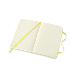 Notes MOLESKINE Classic P (9x14cm), gładki, miękka oprawa, 192 strony, lemon green-248280