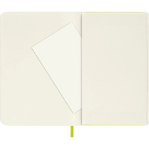 Notes MOLESKINE Classic P (9x14cm), gładki, miękka oprawa, 192 strony, lemon green-248281