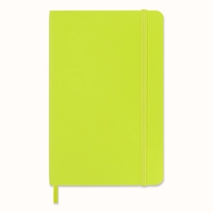 Notes MOLESKINE Classic P (9x14cm), gładki, miękka oprawa, 192 strony, lemon green-248282
