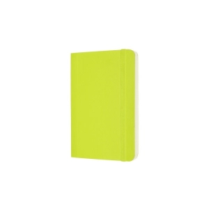 Notes MOLESKINE Classic P (9x14cm), gładki, miękka oprawa, 192 strony, lemon green-248285