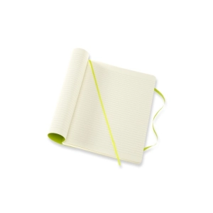 Notes MOLESKINE Classic XL (19x25cm), w linie, miękka oprawa, 192 strony, lemon green-248288