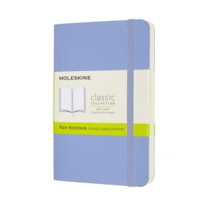 Notes MOLESKINE Classic P (9x14cm), gładki, miękka oprawa, 192 strony, hydrangea blue