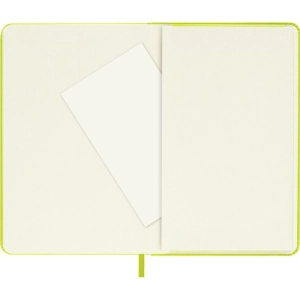 Notes MOLESKINE Classic P (9x14cm), gładki, twarda oprawa, 192 strony, lemon green-248309