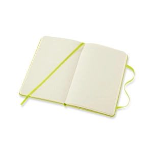 Notes MOLESKINE Classic P (9x14cm), gładki, twarda oprawa, 192 strony, lemon green-248312