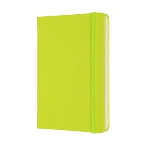 Notes MOLESKINE Classic P (9x14cm), gładki, twarda oprawa, 192 strony, lemon green-248316
