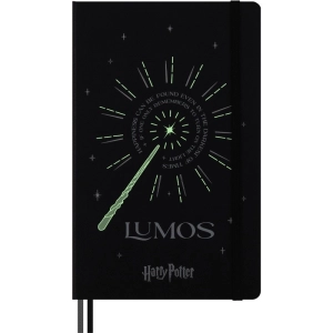 Notatnik MOLESKINE Harry Potter Lumos 2024, 13x21cm, w linie, edycja limitowana-248345
