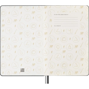 Notatnik MOLESKINE Harry Potter Lumos 2024, 13x21cm, w linie, edycja limitowana-248351