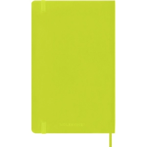 Notes MOLESKINE Classic L (13x21cm), w linie, miękka oprawa, 192 strony, lemon green-248356